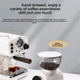 thumbnail image 4 of Automatic Electric Coffee Grinder Burr Mill with Visual Bean Storage for Espresso, American Coffee B US Plug,1 x coffee grinder 1 x cleaning brush 1 x powder collecting ring 1 x powder collecting rack, 4 of 7