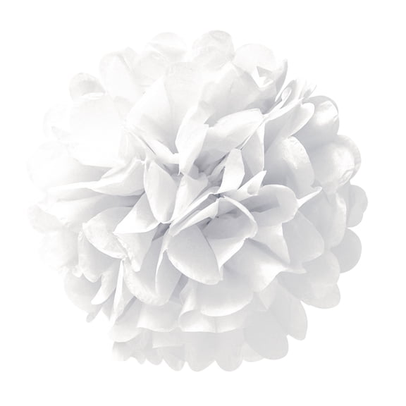 Toystoory 1 Uds. Conjunto de decoraciones de flores de papel blanco de 7,8 pulgadas para fiesta de cumpleaños pañuelos colgantes flores de Kits de decoración para fiestas Blanco 7.8 pulgadas