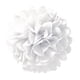 thumbnail image 1 of Wosthever Juego de pompones de papel blanco de 7,8 pulgadas, bolas de papel con pompón para fiesta de cumpleaños, decoraciones de flores, Kits de decoración para fiestas Blanco 7.8 pulgadas, 1 of 6