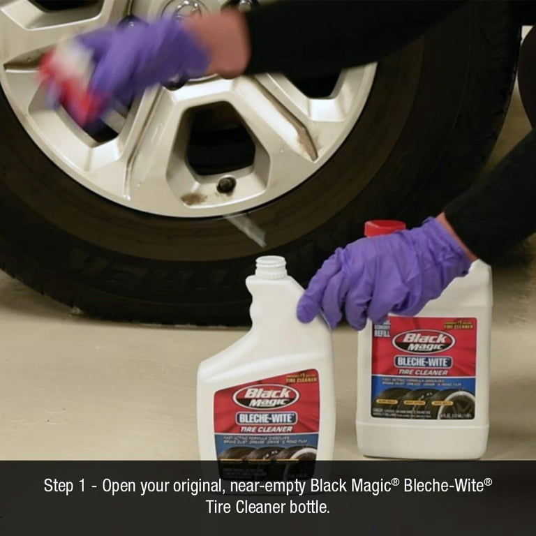 Black Magic 800002223 Bleche-Wite Tire Cleaner, 64 oz.