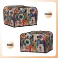 thumbnail image 3 of Daiia Abstract Colorful Dripping Circles Pattern 4 slice Toaster Cover, Toaster Appliance Dust-proof Cover For Kitchen Small Appliance Dust Cover and Fingerprint Protection, 3 of 7