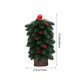 thumbnail image 3 of Adornos navideños, adornos navideños, pequeño adorno para árbol de Navidad, mini árbol de Navidad, decoración navideña, escenario para sala de estar, escritorio, dormitorio, adornos, mini árboles deco, 3 of 7