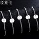 thumbnail image 2 of chenglong 26 pulsera de cadena con etiqueta del alfabeto ingl茅s, Plata de Ley 925 para mujer, joyer铆a de moda para fiesta de compromiso y boda, 2 of 2