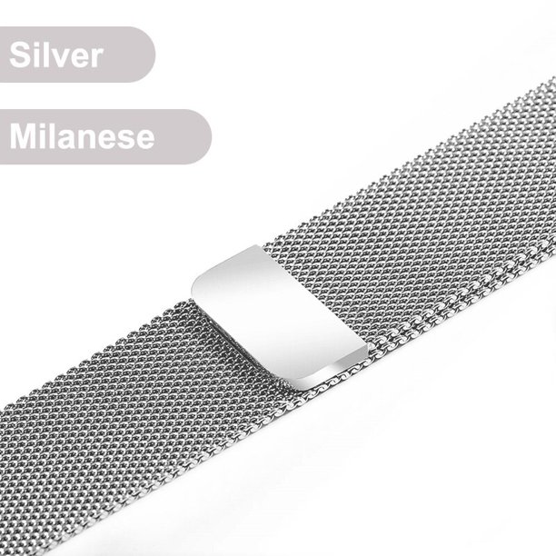 Correa de Metal para Samsung Galaxy Watch 4, 5, 6, Active 2, 40mm, 44mm, pulsera de repuesto de bucle magnético milanés clásico