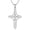 07-Filigree Witch Knot, variant on Turquoise Cross Necklace 925 Sterling Silver Witch Knot Necklaces Horseshoe Cross Jewelry Religious Gifts for Men Women