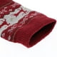 thumbnail image 5 of Calcetines tobilleros de mezcla de lana con diseño de alce para invierno, Navidad y fiestas. rojo, 5 of 9