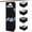 Black, variant on GRANNY SAYS 6-Shelf Hanging Closet Organizer, Separable into 2 Pack 3-Shelf, Storage Shelves with 3 Drawers, 4 Side Pockets, Portable, Gray