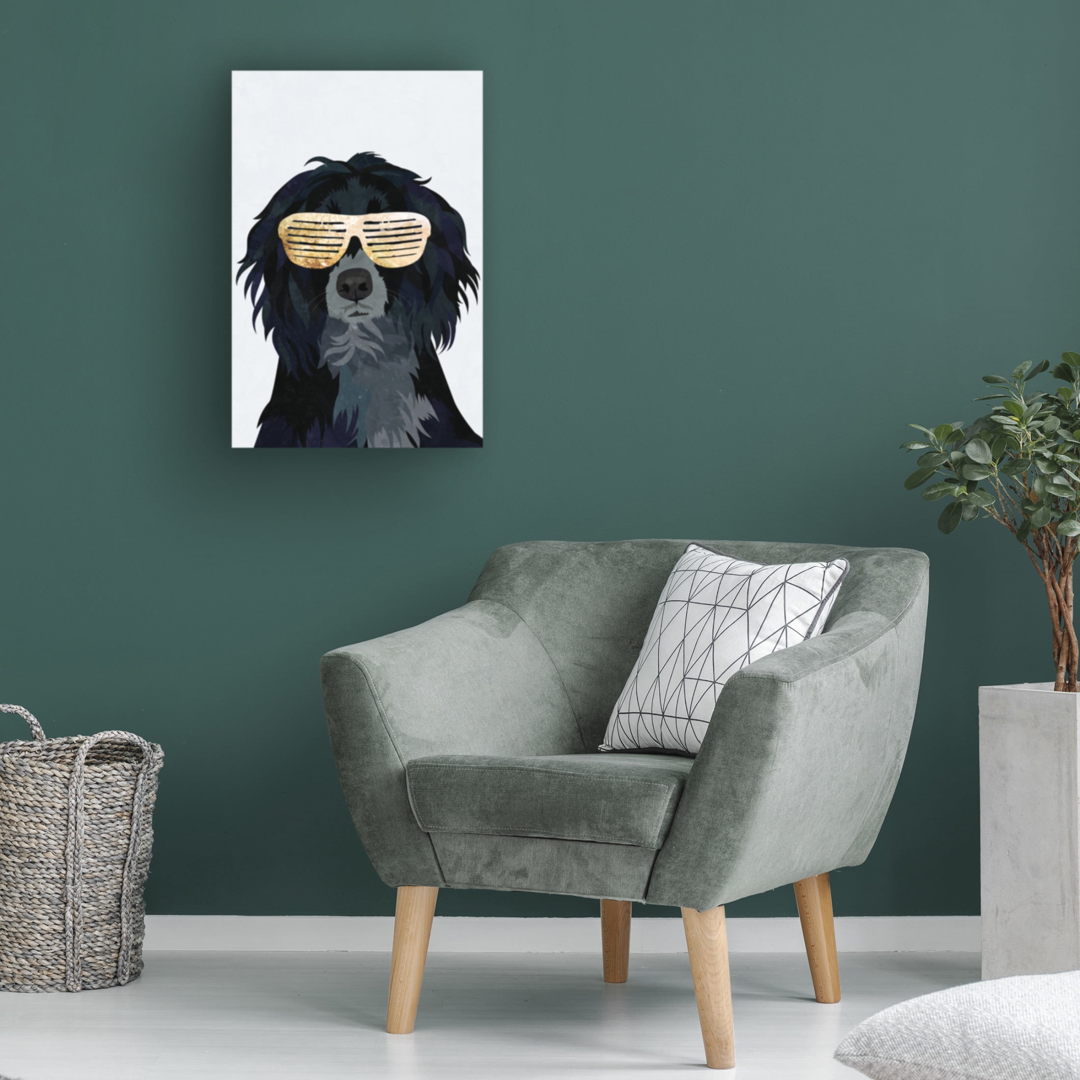 Trademark Fine Art Sarah Manovski  Hiphop Cockerspaniel Canvas Wall Art