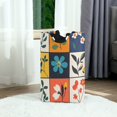 thumbnail image 6 of Yayeee Freestanding Laundry Hamper with Handle Collapsible Large Storage Basket for Clothes, Floral Patterns, 6 of 7