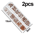 thumbnail image 2 of Nail Art Rhinestones Kit, Crystals AB Rhinestones for Nails, Multi Shapes Flatback Nail Stones, 2 of 5