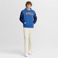 thumbnail image 3 of Men's Fanatics  Blue/Navy Oklahoma City Thunder Half Court Shot Clock Fastbreak Hoodie, 3 of 5