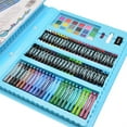 thumbnail image 7 of Drawing Art Kit,Bexikou 208 Piece Art Set Crafts Drawing Kits,Art Supplies Includes Sketch Pads, Oil Pastels, Crayons, Colored Pencils, Gifts for Girls Boys Teen Ages 4-6-8-9-12 (Blue), 7 of 7