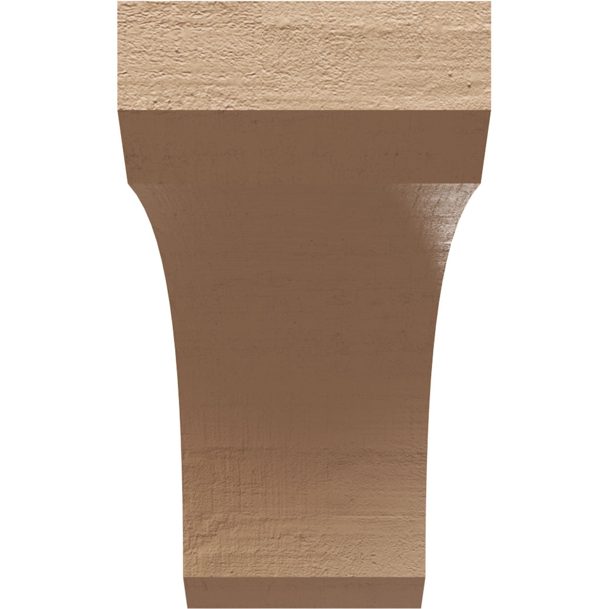 10"W x 30"D x 20"H Classic Legacy Rough Cedar Woodgrain TimberThane Corbel, Primed Tan