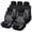 Gray-9pcs, variant on 9pcs Car Seat Covers Full Set Front Split Rear Bench For Car Universal Cloth SUV Sedan Van Automotive Interior Covers Gray