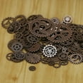 thumbnail image 5 of JIAHAOO Steampunk Gear Charms Set, 20-Piece Bronze & Silver Collection for Creating Personalized Jewelry, 5 of 6