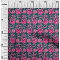 thumbnail image 1 of oneOone Polyester Lycra Fabric Leaves & Floral Block Print Fabric By Yard 56 Inch Wide, 1 of 4