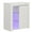 White, variant on Basicwise Sideboard Buffet with 5 Storage Shelves - White, LED Light with USB Plug In, High Gloss Doors, 29.5"W x 13.75"D x 32.75"H - Modern, for Dining Room, Office, Organizer Cabinet
