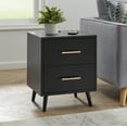 thumbnail image 6 of Bika Hom ET1017B Modern Mid-Century Night Stand, Black, 6 of 7