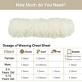 thumbnail image 4 of Unique Bargains Chenille Polyester Cream Yarn, 3 Skeins, 4 of 7