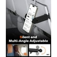 thumbnail image 3 of Phone Mount Travel Holder for iPhone 16/Pro/Max/Plus - Desktop Stand Airplane 360 Degree Rotation Cradle Hands Free, 3 of 7