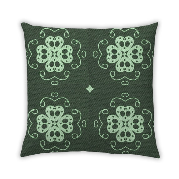 Ahgly Company Outdoor Square Contemporary Throw Pillow, 18 inch by 18 inch