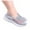 Gray, variant on Bmisegm Womens Slip on Shoes Work Non Slip Sneakers Walking Shoes Casual Shoes for Women Pink 41
