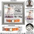 thumbnail image 3 of Dog Memorial Picture Frame 9x9inch with Photo Clip & Collar Holder, 3 of 9