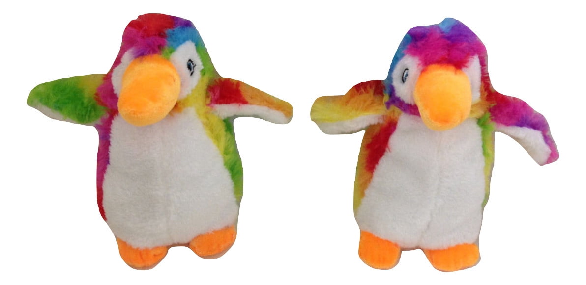 rainbow penguin stuffed animal
