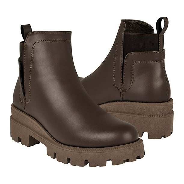 BOTINES STYLO MUJER 1004 SIMIPIEL CAFÉ