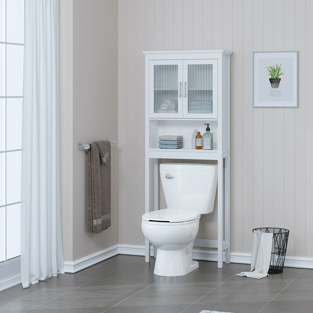 Spirich Bathroom Cabinets over the Toilet Shelf, Freestanding Space