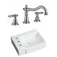 thumbnail image 1 of Imaginations Américaines 16.25-po. W Vessel Set Blanc, 1 of 8