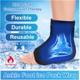 thumbnail image 2 of 1Pack Reusable Solid Gel Ankle Ice Pack Wrap, Hot Cold Therapy for Foot Pain Relief, Adjustable Ankle Protector for Arthritis Swollen Injury, 2 of 9