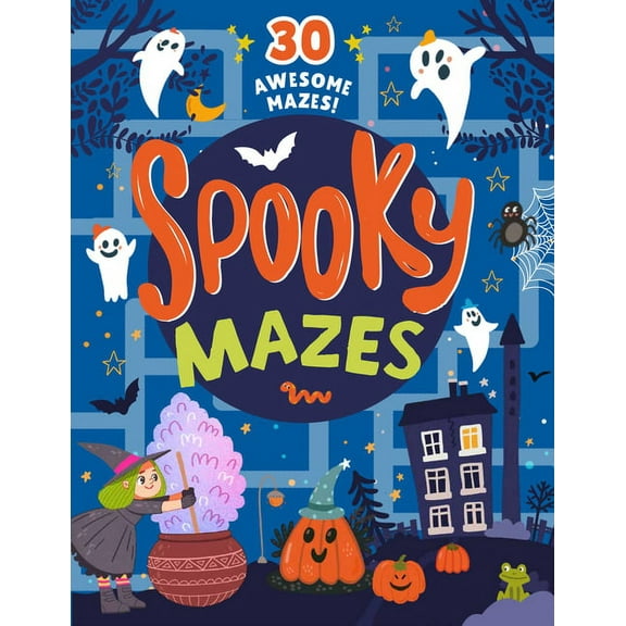 Clever Activity Book Spooky Mazes: 30 Awesome Mazes!, (Paperback)