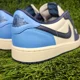 thumbnail image 4 of N I-K-E A i r-Jor-dan 1 Retro OG Low Mens Sz 9.5 Obsidian Blue Black White CZ0790-400, 4 of 6