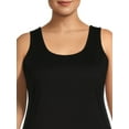 thumbnail image 4 of Terra & Sky Ribbed Midi Sleeveless Tank Dress (Women's Plus), 4 of 5