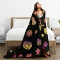 thumbnail image 5 of Fall Blanket for Women Men, Cute Autumn Themed Design Printed Throw Blankets for Teens Adults Lap, Couch Bed, Warm Soft Cozy Blanket, 60"x 80", 5 of 6