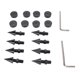 thumbnail image 1 of Piquí de Aislamiente de Altavoces, Reduzca la Vibracia Promobranza el Kit de Almohadilla de Altavoces de Sonido de Sonido Transparente Para Subwoofers, 1 of 7
