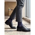 thumbnail image 7 of Deago 2 Pairs Mens Ultra Thin Sheer Dress Socks Soft Nylon Mid Calf Silky Transparent Summer Cool Business Socks Work Trouser Sox, 7 of 7