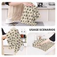 thumbnail image 3 of Sikiie Pug Dog Face Waffle Weave Kitchen Dish Cloth,Super Absorbent Kitchen Dish Towels 16*26 Inches for Dish Rags Washing Dishes, Drying Dishes, 3 of 7
