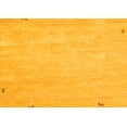 thumbnail image 1 of Ahgly Company Machine Washable Indoor Rectangle Abstract Yellow Contemporary Area Rugs, 8' x 12', 1 of 4