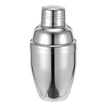 HINTRMENT Cocktail Shaker 1Pack for Drinks Bar Use Silver 250ml 201 Grade Stainless Steel
