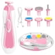 thumbnail image 1 of Cortador de Uñas Eléctrico para Bebés Recargable Kit de Manicura 6 en 1 con Cabezales Suaves y de Acero Lima Silenciosa 35dB Paro Automático de Seguridad Ideal para Recién Nacidos Niños y Adultos Rosa, 1 of 7