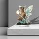 thumbnail image 5 of Hada Sagrada De Cristal Brillante Adorno De Escritorio Con Base Decoración De Escritorio, 5 of 5