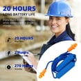 thumbnail image 4 of Auriculares Bluetooth Con Tapón Para Los Oídos, 20 Horas De Reproducción, Reducción De Ruido De 29 DB, Auriculares Industriales Con Bluetooth 5.3 Para Entrenamiento, Correr, 4 of 7