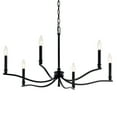 thumbnail image 7 of 52695BK Kichler Lighting Malene - 6 Light Chandelier-17.75 Inches Tall and 32 Inches Wide-Black Finish, 7 of 7