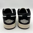 thumbnail image 4 of Ni - ke Ni - ke Air Jordan 1 Low SE Vintage Panda Sail Black Shoes Size 6 Womens FB9893-101, 4 of 5