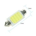 thumbnail image 3 of 10-pack Festoon 41mm C5W COB LED White Interior SMD Bulbs for Car Headlights and Reading Lights, 3 of 8