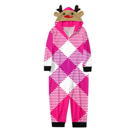 

Family Matching Clothing 2024 Christmas Suit Boys Girls Children Plaid Prints Deer Suit Hoodie Jumpsuit Matching Outfits Set