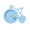 Blue, variant on Creative Fashion Bicycle Shape Alarm Clock Silent Alarm Clock Bedside Wake Up Alarm Clock Candy Color Creative Students