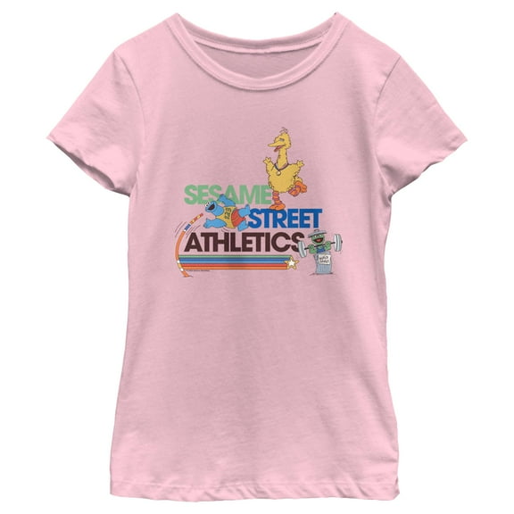 Girl's Sesame Street Retro Athletics Graphic T-Shirt